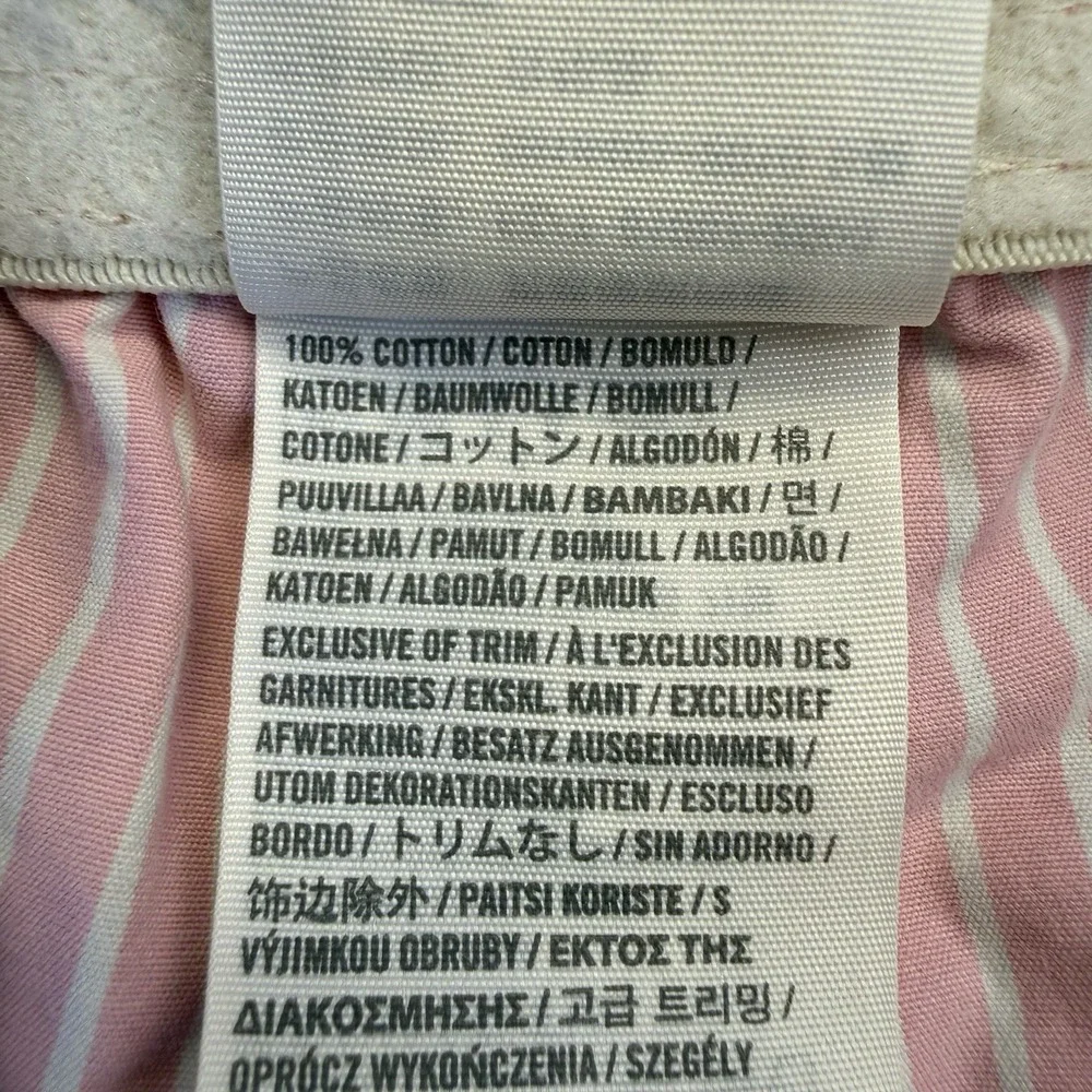Abercrombie & Fitch Men's Pink White Woven Boxer Shorts Underwear Sz M